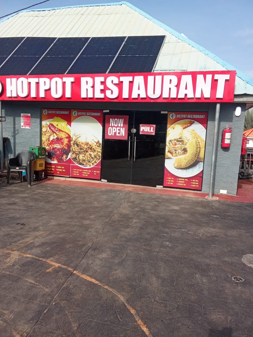 Hotpot Restaurant storefront in Kurudu, Abuja